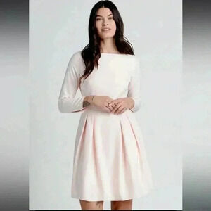 ModCloth Into the Spotlight Fit and Flare Dress Pink Size XL